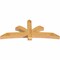 Ekena Millwork Davenport Rough Sawn Timber Gable Bracket, Western Red Cedar, 84"W x 35"H x 6"D x 6"F, 10/12 Pitch GBW084X35X0606DAV00RWR - alternate 2